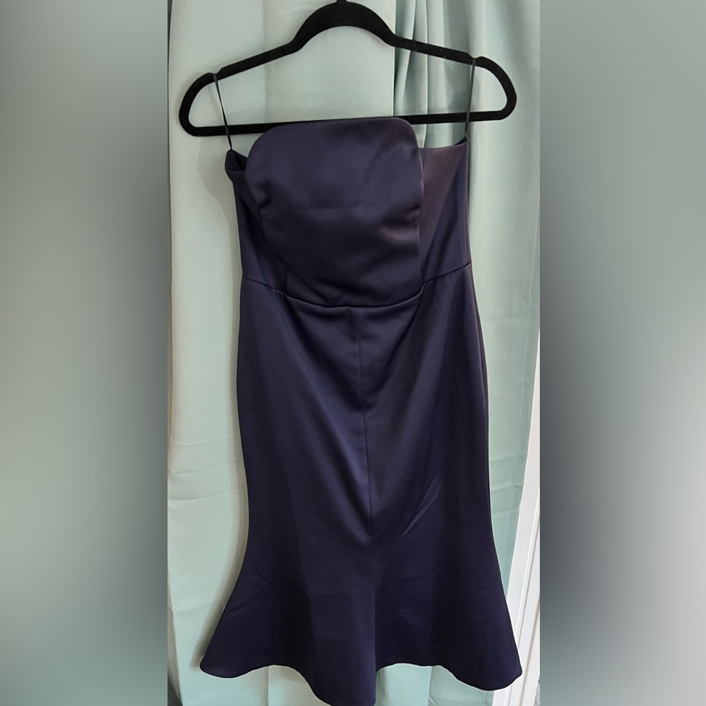 NWT Elliatt Navy Blue Strapless or Spaghetti Strap Dress Size Large